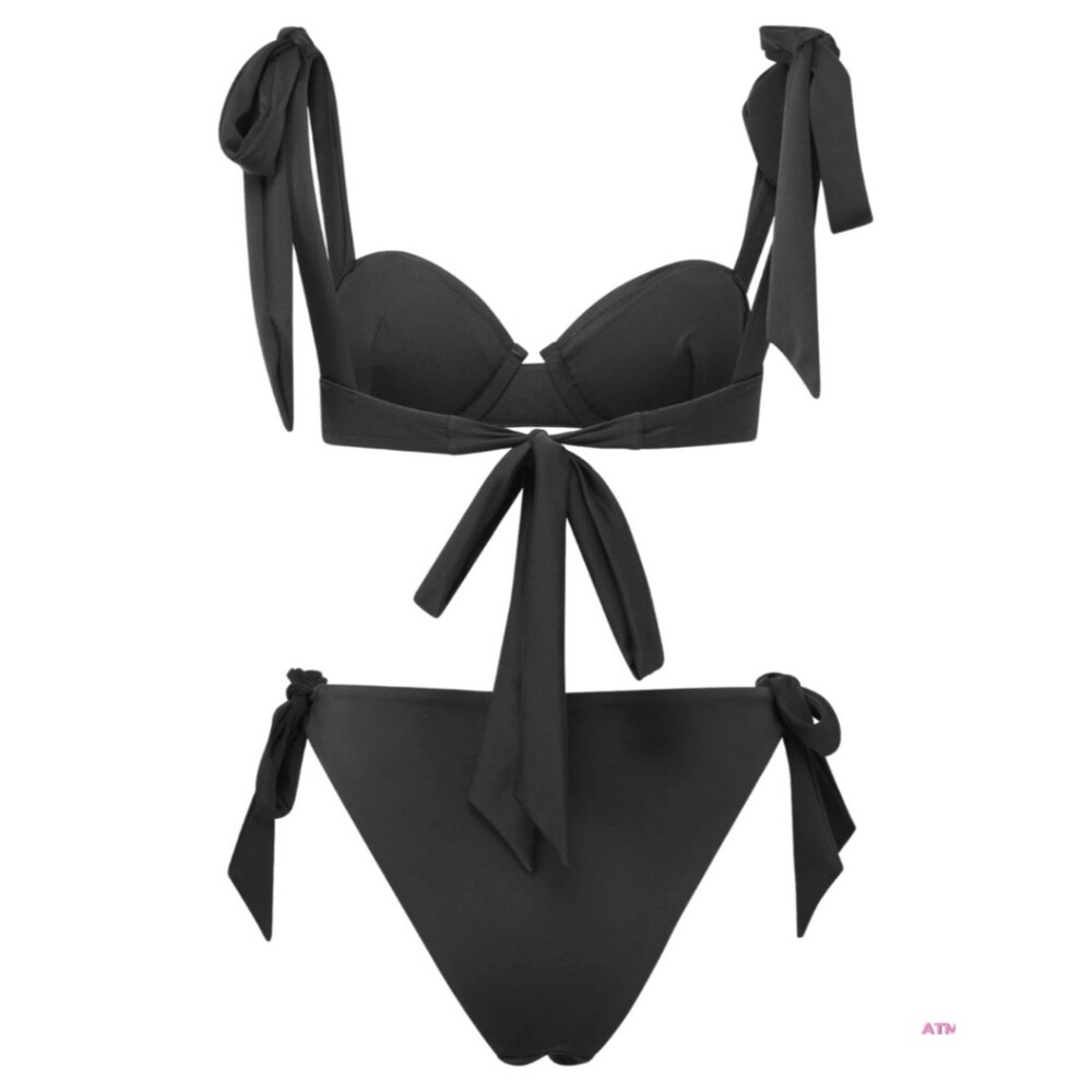 NWT Killstar Elaina Two-Piece Black Bikini SM - Picture 6 of 16